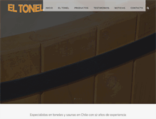 Tablet Screenshot of eltonel.cl